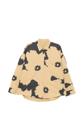 LESS floral-print shirt - Neutrals