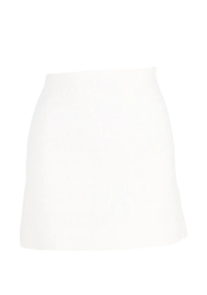 Theory high-waisted mini skirt - White