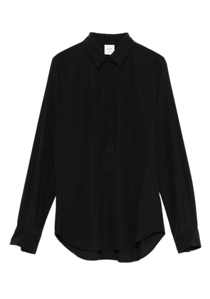 Caliban long-sleeve collared shirt - Black