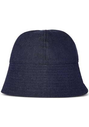 Rosetta Getty denim bucket hat - Blue