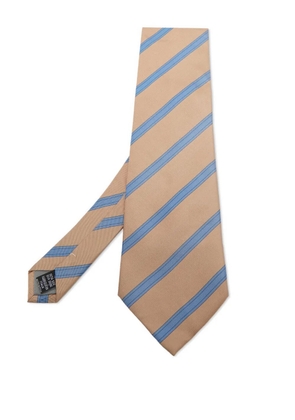 Valentino Garavani Pre-Owned 1990s striped silk tie - Neutrals