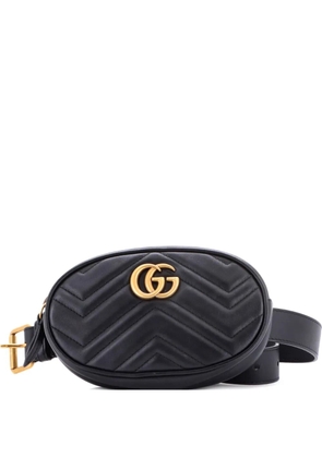 Gucci Pre-Owned GG Marmont Matelasse Leather belt bag - Black