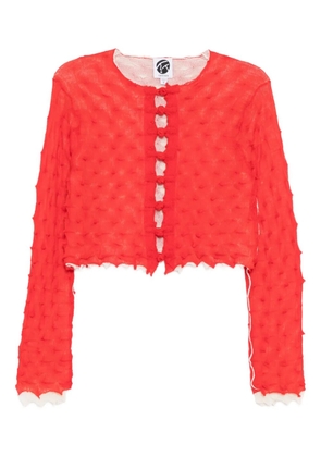 YANYAN KNITS Borlor cardigan - Red