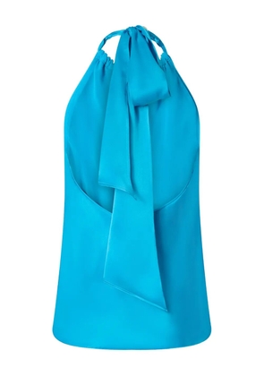 PINKO tie-neck halter blouse - Blue