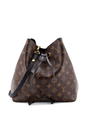 Louis Vuitton Pre-Owned NeoNoe Handbag Monogram Canvas with Leather MM bucket bag - Brown