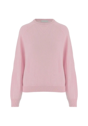 Allude ribbed crew-neck sweater - Pink