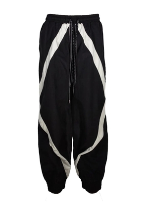 Mostly Heard Rarely Seen cut-seam panelled trousers - Black