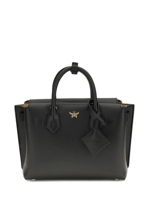 MCM Milla logo-charm tote bag - Black