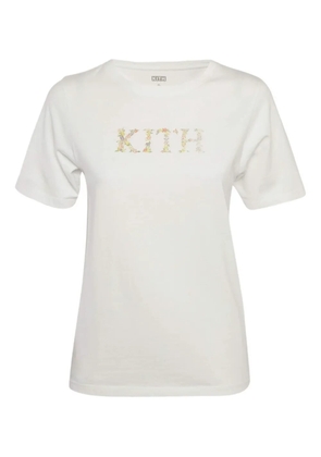 KITH floral logo T-shirt - White