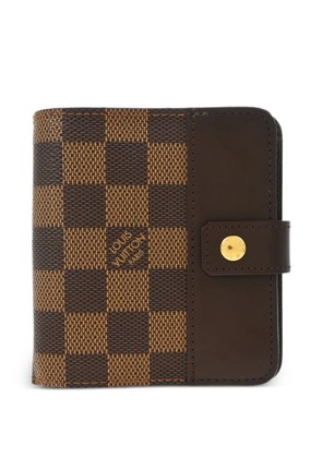 Louis Vuitton Pre-Owned 2005 compact zip wallet - Brown