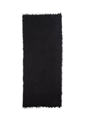 Faliero Sarti Principe frayed scarf - Black