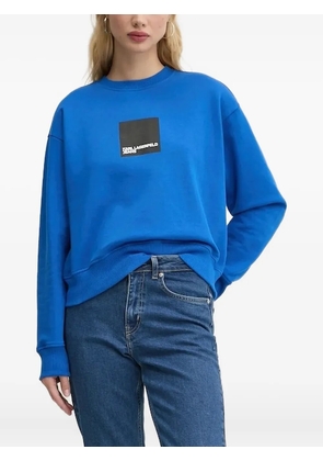 Karl Lagerfeld Jeans logo-print sweatshirt - Blue