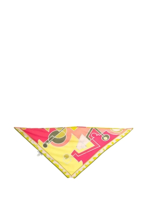 PUCCI Pre-Owned 2000s silk triangle scarf - Pink