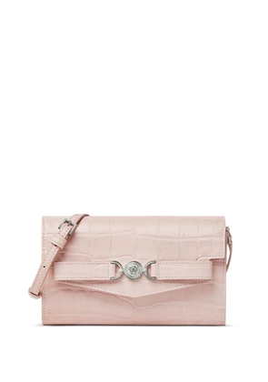 Versace Medusa '95 croc-effect cross body bag - Pink