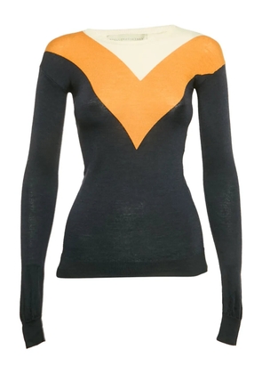 Stella McCartney Pre-Owned wool-blend knitted top - Black