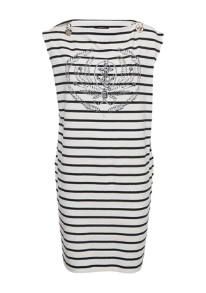 Louis Vuitton Pre-Owned nautical-stripe dress - White