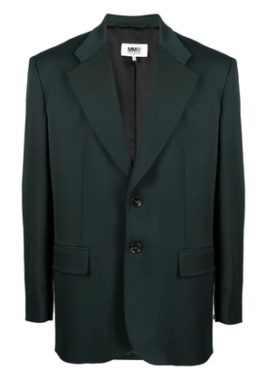 MM6 Maison Margiela single-breasted blazer - Green