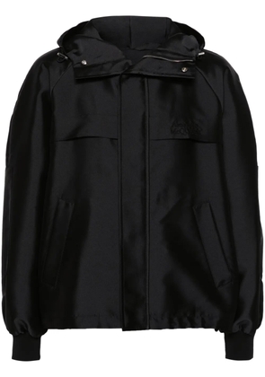 Alexander McQueen embroidered-logo jacket - Black