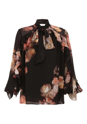 ZIMMERMANN floral-print blouse - Black
