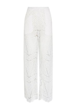 Amir Slama x Jade Picon lace trousers - White