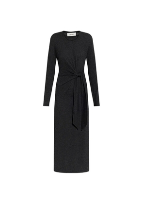 Lisa Yang Alayne long-sleeve midi dress - Grey