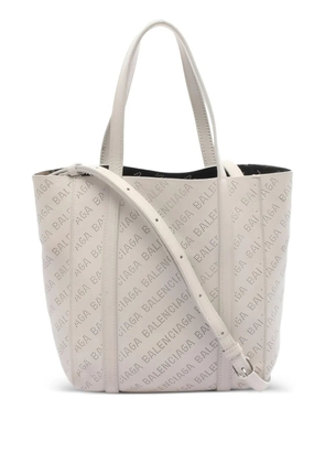 Balenciaga Pre-Owned 2000 pierced leather tote bag - Neutrals