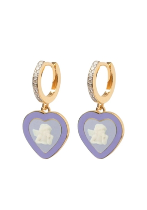 Cameo & Beyond Friendship Cherubs earrings - YELLOW GOLD