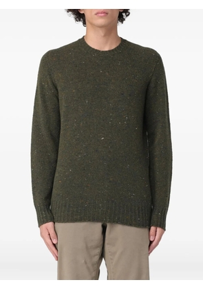 Drumohr speckled round-neck sweater - Green
