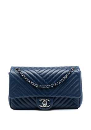 CHANEL Pre-Owned 2015-2016 Small Lambskin CC Crossing Flap shoulder bag - Blue