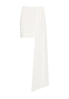 Rachel Gilbert Camille draped mini skirt - White