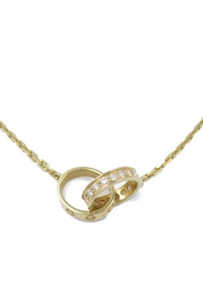 Cartier 10's 18kt yellow gold Baby Love diamond necklace