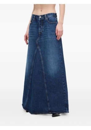 Diesel panelled maxi skirt - Blue