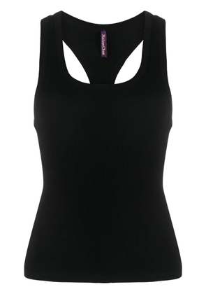 Maison Close logo-print organic cotton-blend hoodie - Black