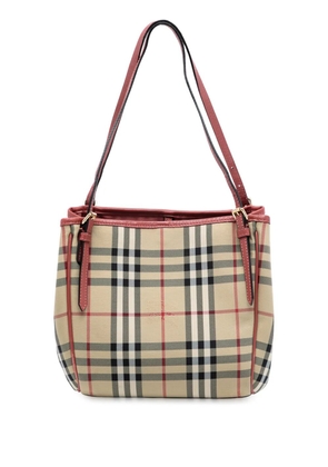 Burberry Pre-Owned 2000-2017 Small Haymarket Check Canvas Canterbury tote bag - Brown