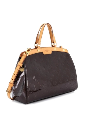 Louis Vuitton Pre-Owned Brea Handbag Monogram Vernis MM satchel - Red