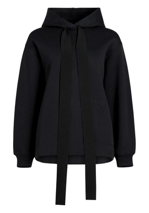 Patou Archive grosgrain hoodie - Black