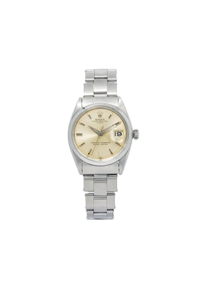 Rolex pre-owned Oyster Perpetual Date 34mm - Neutrals