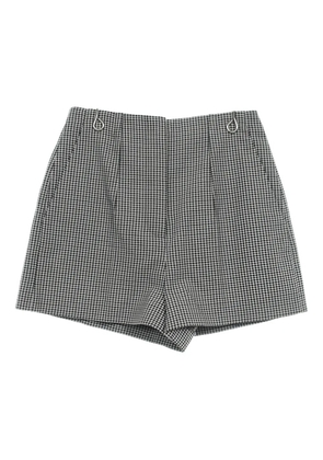 Fendi Pre-Owned check-print shorts - Black