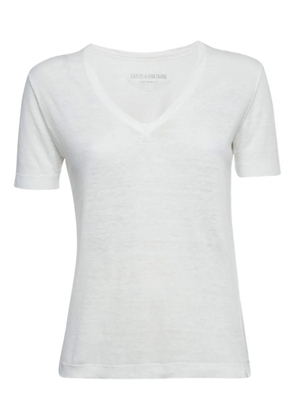Zadig&Voltaire 2024 linen T-shirt - White