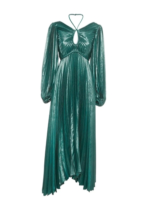 Acler Lanesfield plissé maxi dress - Green