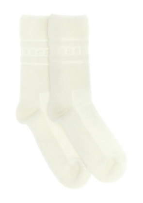 sacai jacquard logo socks - Neutrals