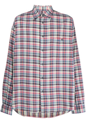 Missoni Pre-Owned 1990s tartan-check cotton shirt - Red