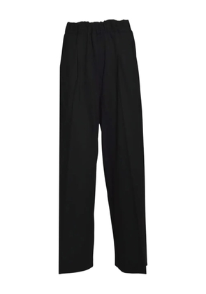 SOLOTRE elastic-waist trousers - Black