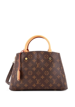 Louis Vuitton Pre-Owned Montaigne Handbag Monogram Canvas BB satchel - Brown
