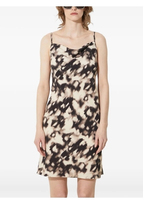 SAMSOE SAMSOE cowl-neck mini dress - Neutrals