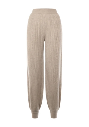 Loro Piana ribbed trousers - Neutrals