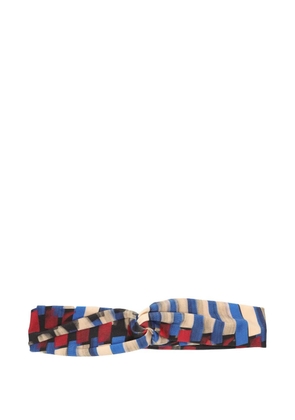 Lygia & Nanny twisted printed hair band - Blue