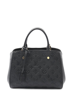 Louis Vuitton Pre-Owned 2015 Monogram Empreinte Montaigne BB satchel - Black