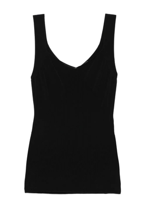 CHANEL Pre-Owned 2010s ribbed tank top - Black