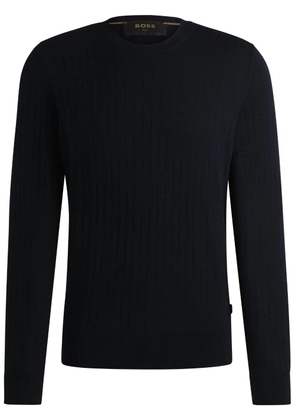 BOSS silk jumper - Blue